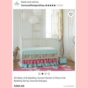 Carousel Designs Kumari Garden 8piece Baby Bedding